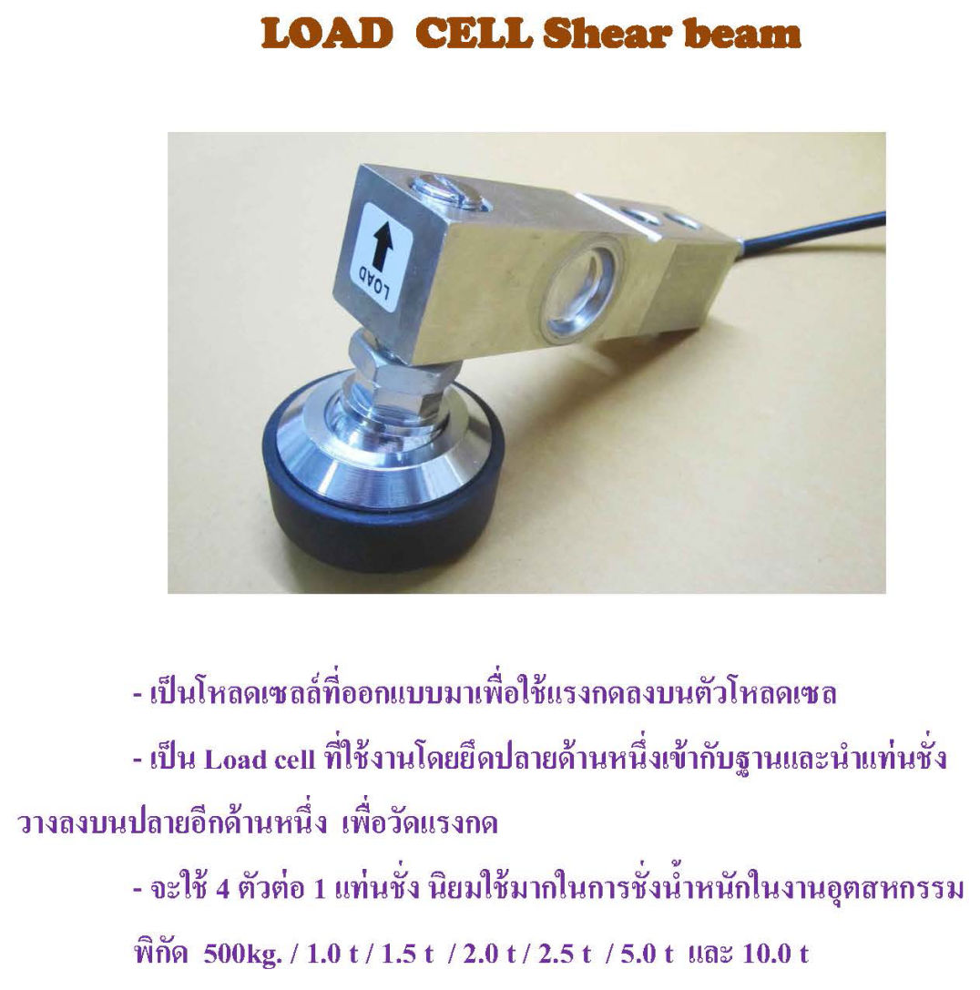 อุปกรณ์รับน้ำหนัก LOAD CELL